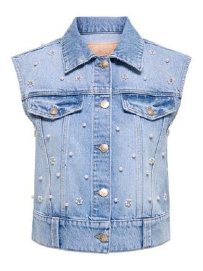 ONLY Kamizelka Onur 15366346 Niebieski Regular Fit