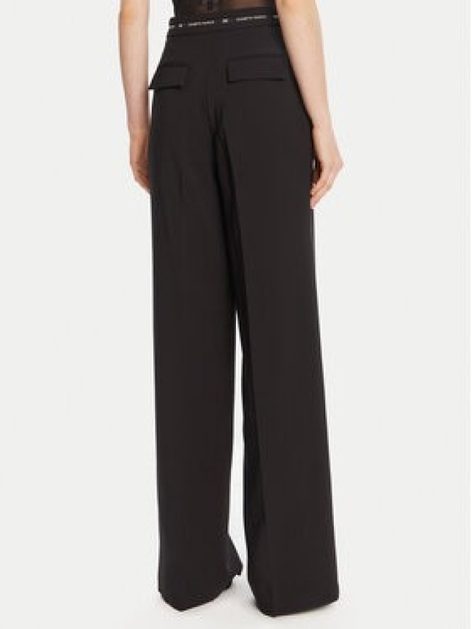Elisabetta Franchi Spodnie materiałowe PA-103-56E2 Czarny Regular Fit