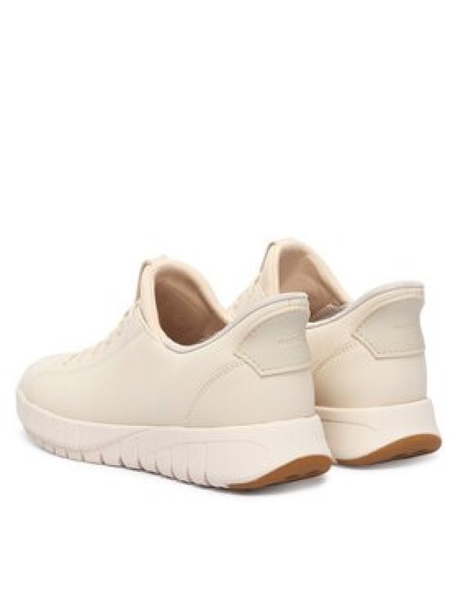 Geox Sneakersy D Flextride Plus D657SC 0009B C1122 Kremowy