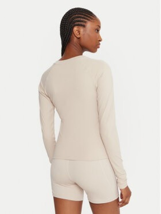 Reebok Koszulka techniczna Reebok X Ewa Chodakowska RK25316CCW Beżowy Slim Fit