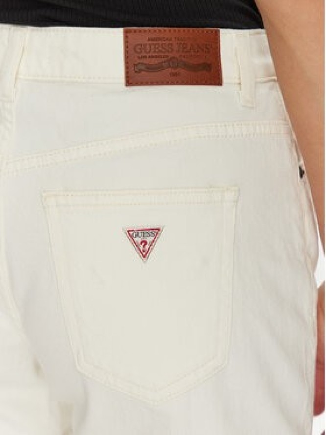 Guess Jeans Szorty materiałowe W5GD0S D5M62 Biały Regular Fit
