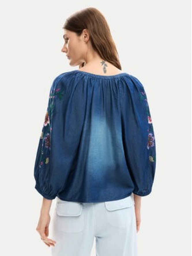 Desigual Koszula jeansowa 26SWBW16 Granatowy Relaxed Fit