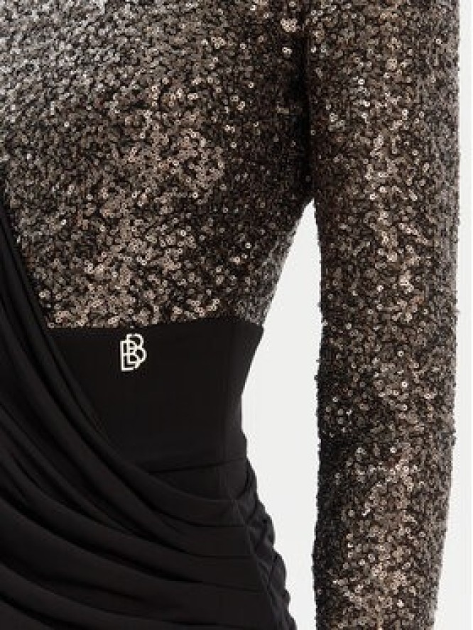 Babylon Sukienka wieczorowa T_S00823 Czarny Slim Fit