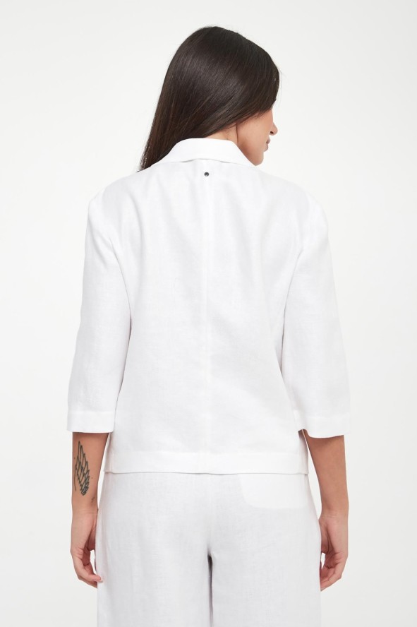 Żakiet lniany ARMANI EXCHANGE