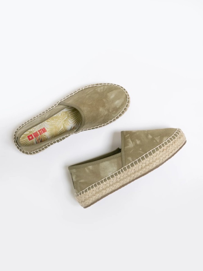 Espadryle damskie khaki LL274853 303