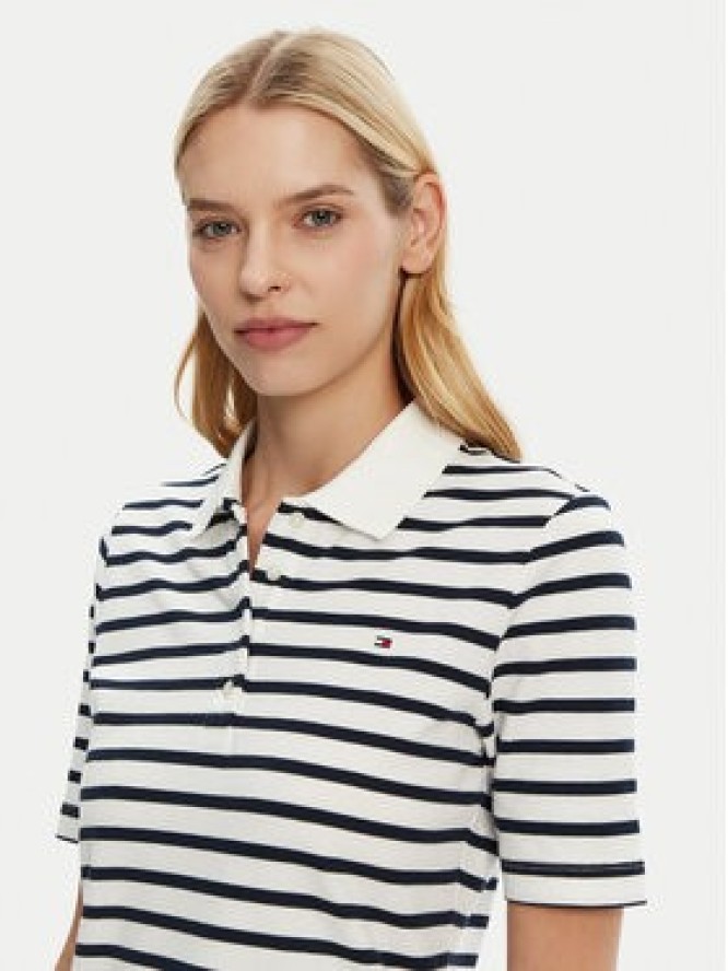 Tommy Hilfiger Polo 1985 WW0WW43224 Granatowy Regular Fit