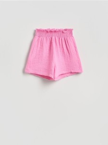 Muślinowe szorty - różowy