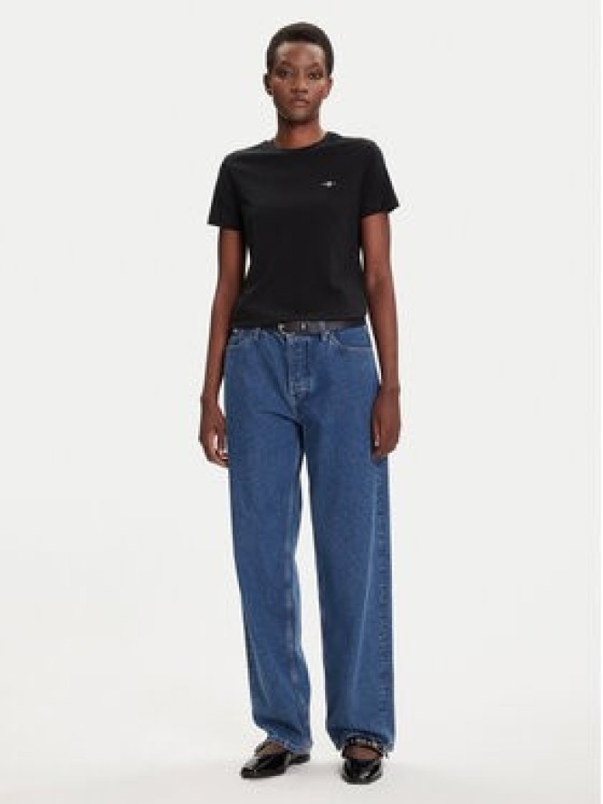 Gant T-Shirt Shield 4200200 Czarny Regular Fit