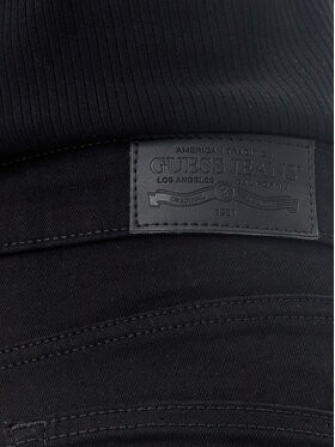 Guess Jeans Jeansy W4YA92 D5DL1 Czarny Skinny Fit