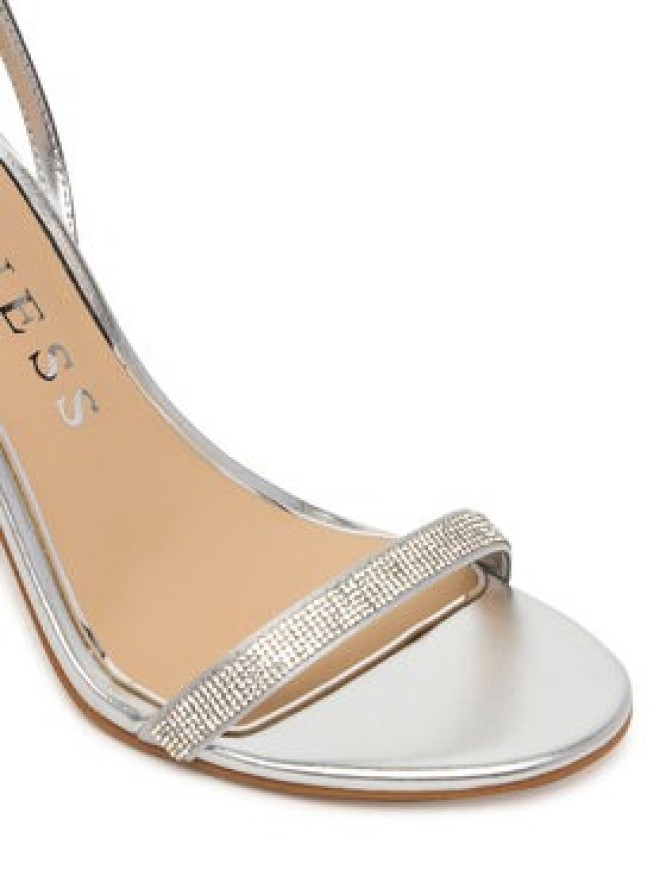 Guess Sandały FLJCHR SAT03 Srebrny