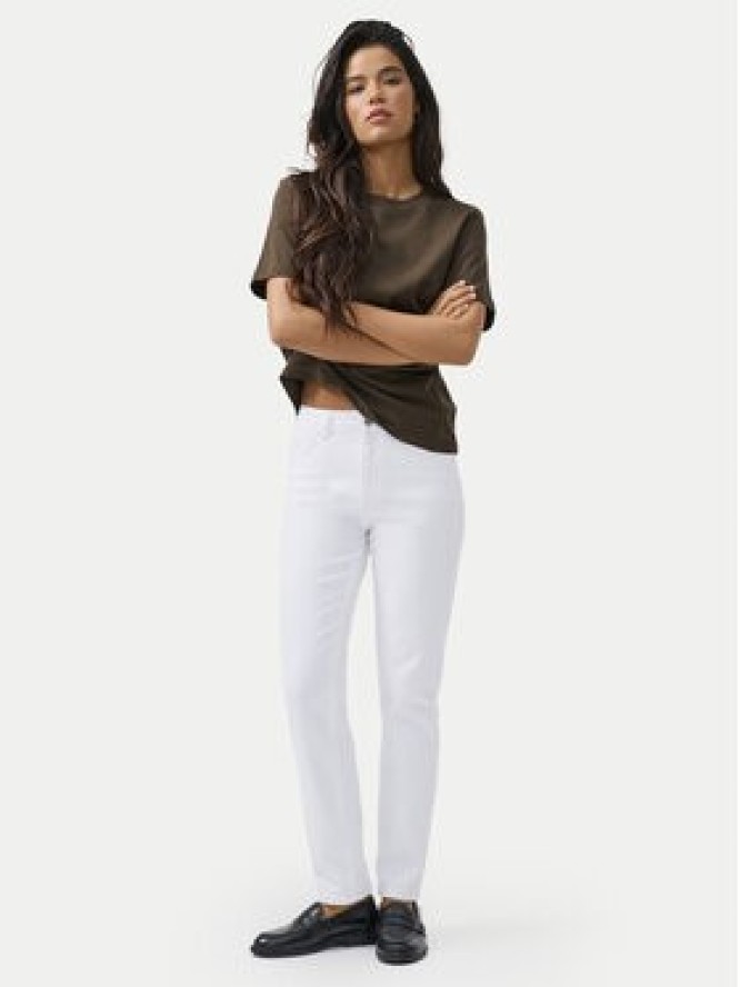 ONLY Jeansy Emily 15292435 Biały Straight Fit