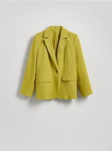 Marynarka z dodatkiem lnu - zielony