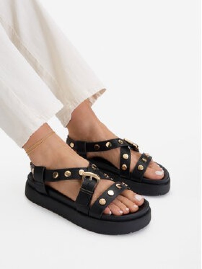 DeeZee Sandały CEO-HY69916-11 Czarny