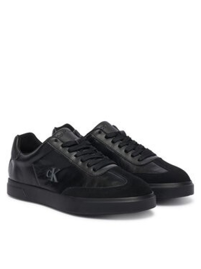 Calvin Klein Sneakersy Low Pro Cups Wingt Text Lth Sue HW0HW03226 Czarny