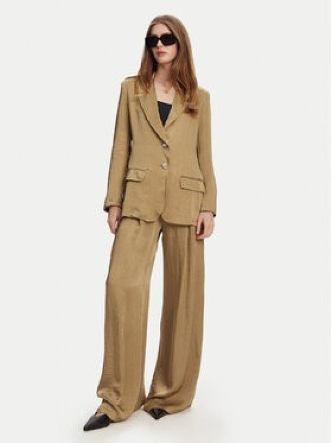 Marella Marynarka Selz 2513041085 Beżowy Regular Fit