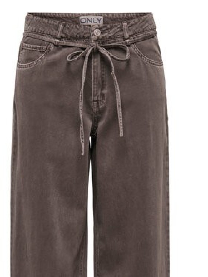 ONLY Jeansy Gianna 15372521 Brązowy Straight Leg