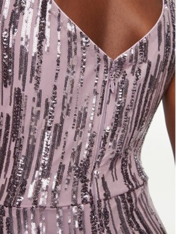 Fracomina Sukienka wieczorowa FQ24WD3014W53601 Fioletowy Slim Fit