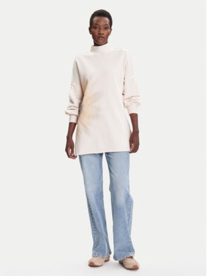 Desigual Bluza Flor 25WWSK10 Écru Loose Fit