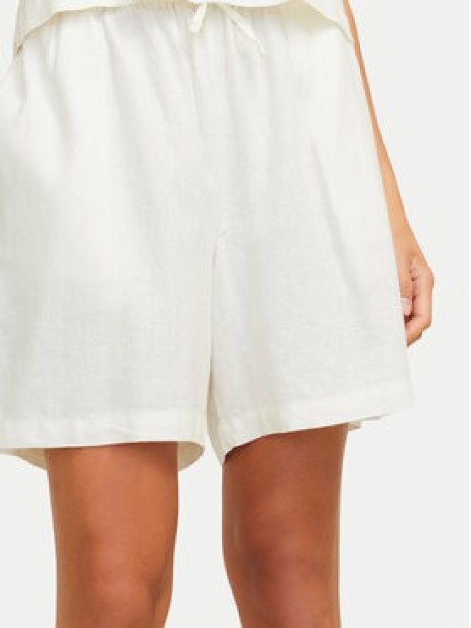 JJXX Szorty materiałowe Breeze 12269727 Biały Relaxed Fit