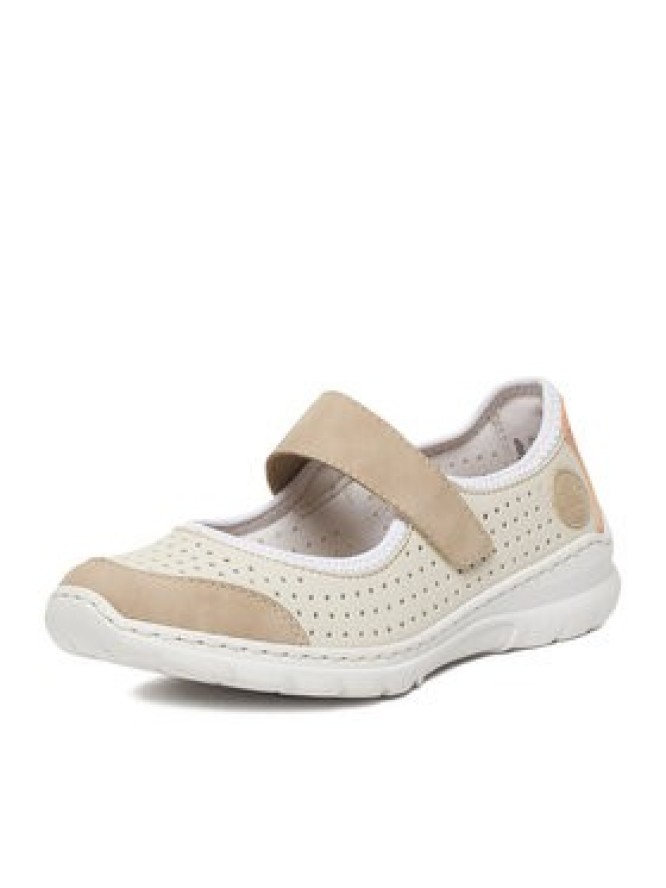 Rieker Półbuty CEO-L32B5-81 Kremowy