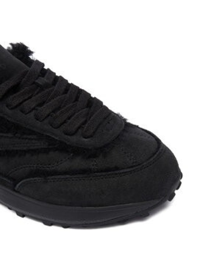 D.A.T.E. Sneakersy Athleta Shearling W431-AT-TD Czarny