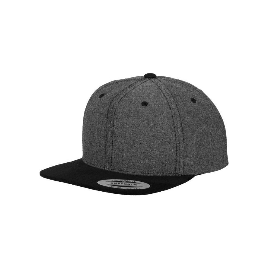 Czapka typu snapback Flexfit Chambray-Suede