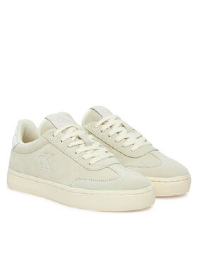 Calvin Klein Jeans Sneakersy Classic Cupsole Mix In YW0YW01767 Beżowy