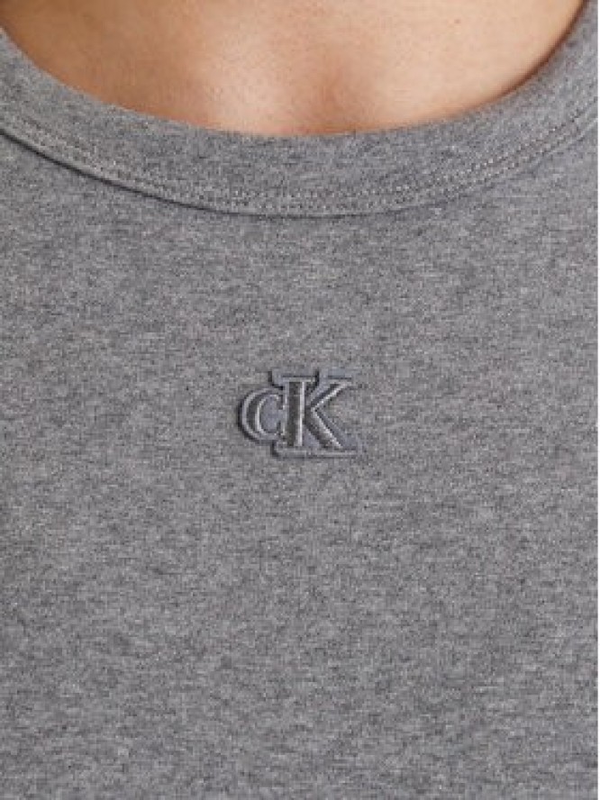 Calvin Klein Jeans Sukienka codzienna LV047B266G Szary Slim Fit