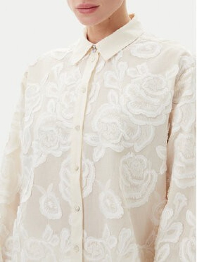 Bruuns Bazaar Koszula Calamus Felina BBW4538 Biały Regular Fit