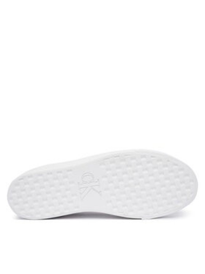 Calvin Klein Sneakersy Vulc Flatf Laceup HW0HW03086 Biały