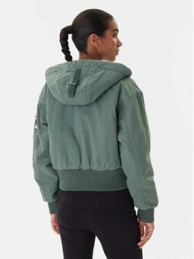 Juicy Couture Kurtka bomber JCOIJ225553 Zielony Regular Fit