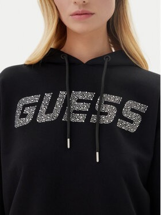 Guess Bluza V5GQ09 KCRP0 Czarny Relaxed Fit