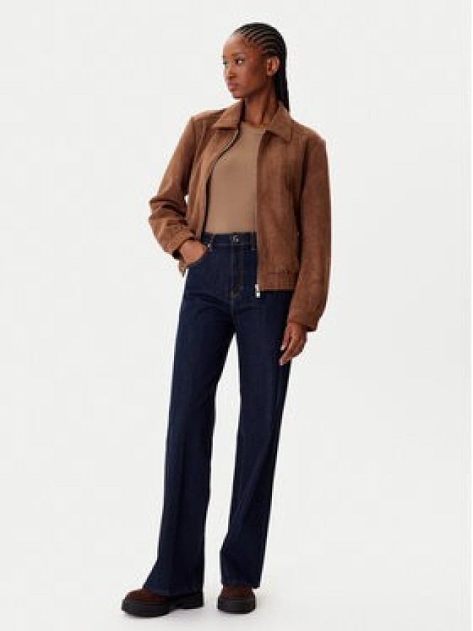 Morgan Kurtka z imitacji skóry 252-GPOKEL Brązowy Regular Fit