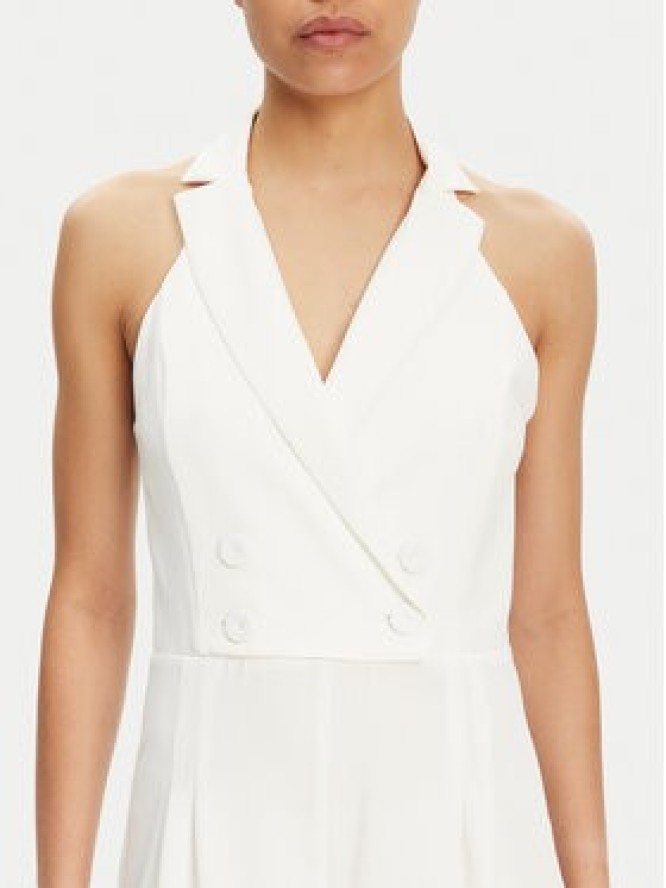 Patrizia Pepe Kombinezon 2T0088 A411 Biały Regular Fit