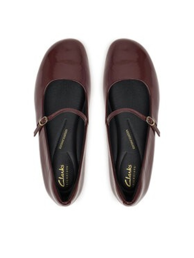 Clarks Baleriny Livia Sky 26184743 Bordowy