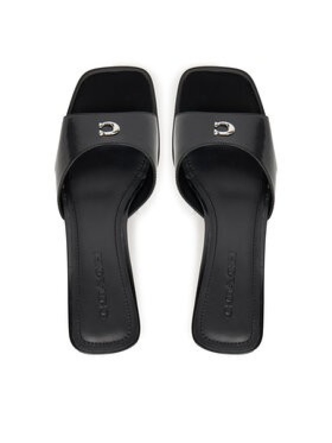 Coach Klapki Sculpted C CBO42 Czarny