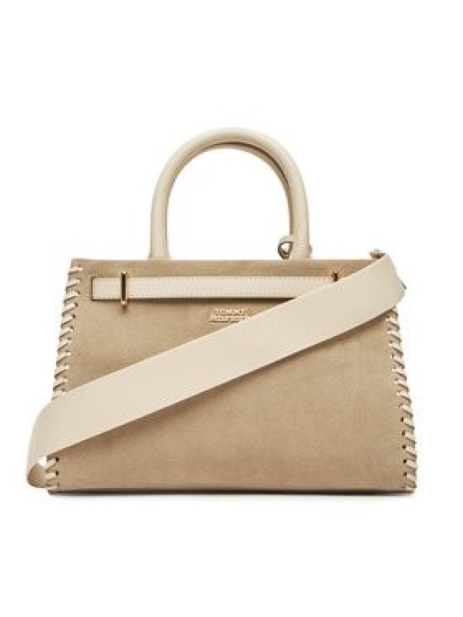 Tommy Hilfiger Torebka American Icon Mini Tote Su AW0AW17469 Beżowy