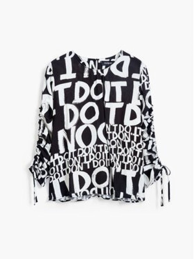 Desigual Bluzka 25SWBW04 Czarny Regular Fit