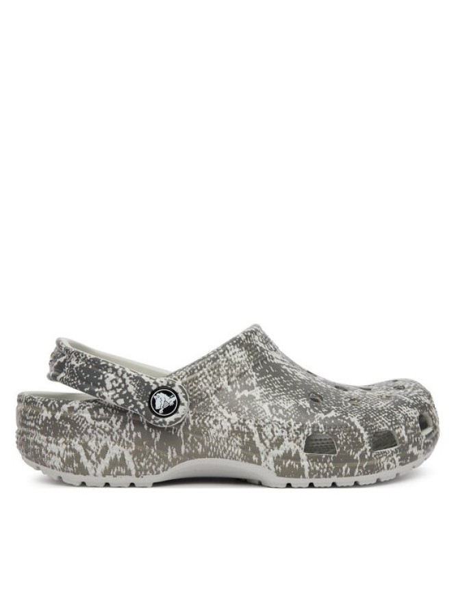 Crocs Klapki Classic Pop Animal Clogs 214153 Szary