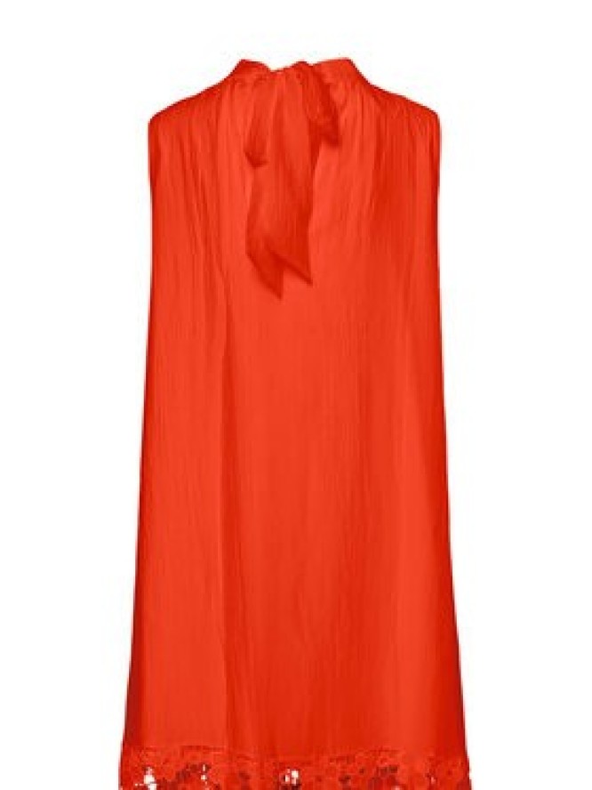 YAS Sukienka letnia Twigsy 26037703 Czerwony Relaxed Fit