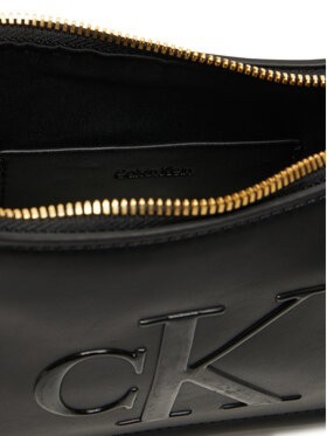 Calvin Klein Torebka Bold Ck Small Shoulder Bag LV04F3230G Czarny