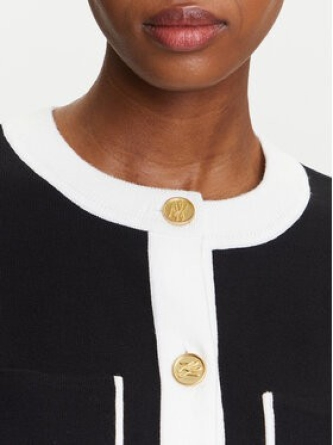 KARL LAGERFELD Kardigan A3W18029 Czarny Regular Fit