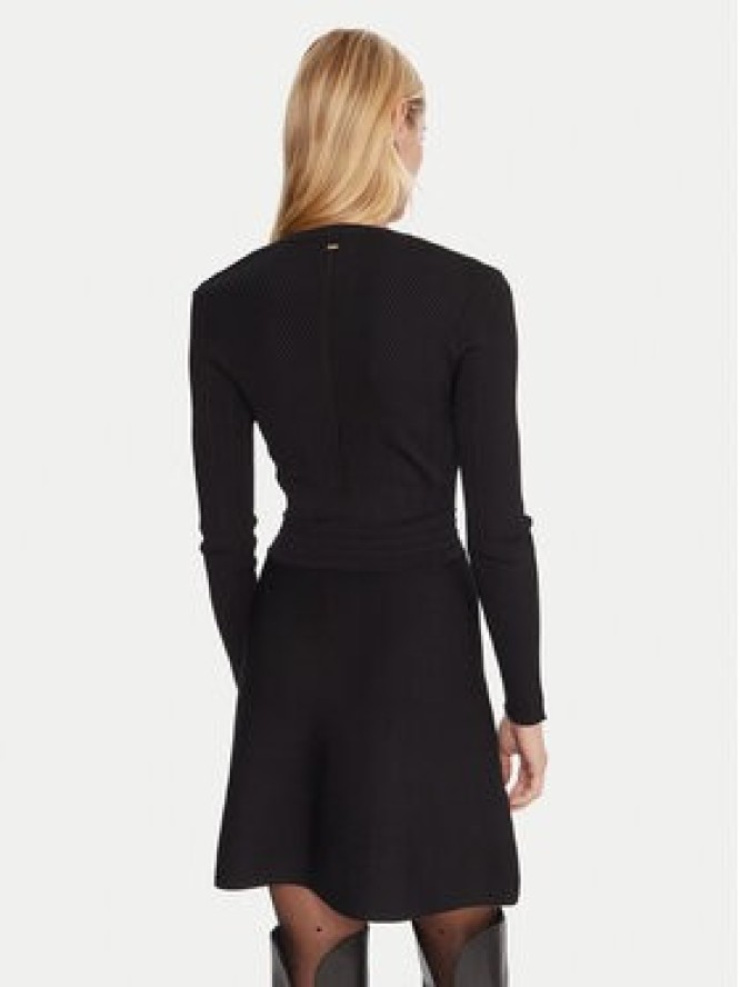 Gaudi Sukienka dzianinowa 521FD13008 Czarny Regular Fit