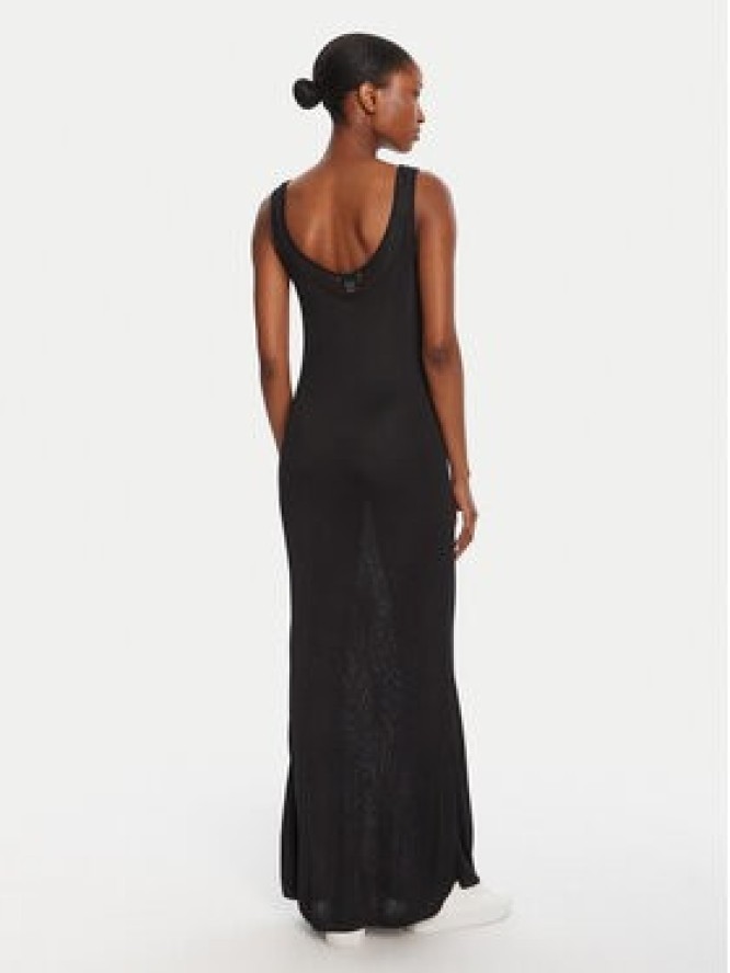 Calvin Klein Jeans Sukienka dzianinowa LV047C304G Czarny Slim Fit