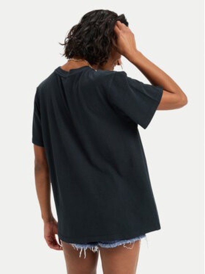 Roxy T-Shirt ERJZT06023 Czarny Regular Fit