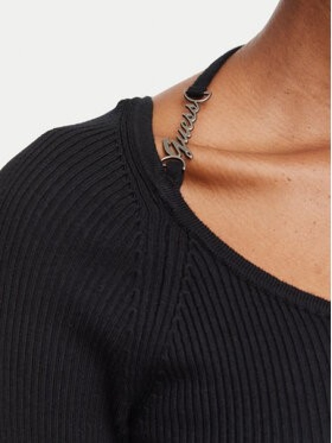 Guess Sweter W6YR22 Z0966 Czarny Slim Fit