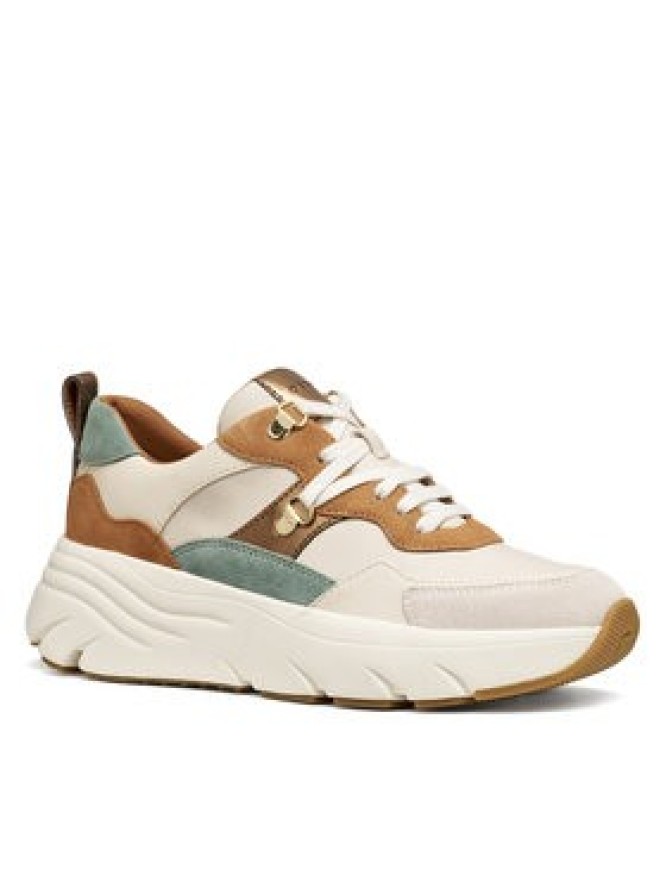 Geox Sneakersy D Diamanta D36UFE 022BC CT65V Brązowy