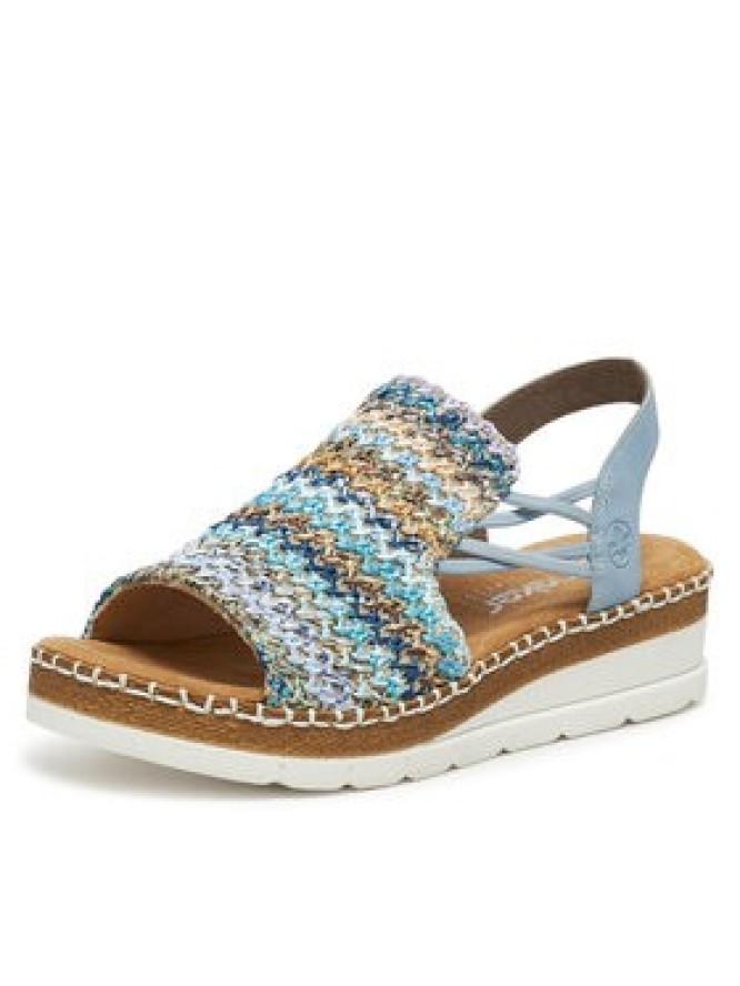 Rieker Sandały V1241-91 Kolorowy