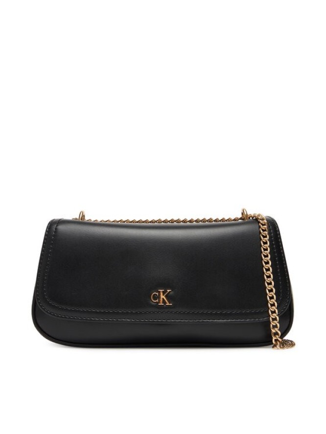 Calvin Klein Torebka Ck Convertible Chain Small Bag LV04F3172G Czarny