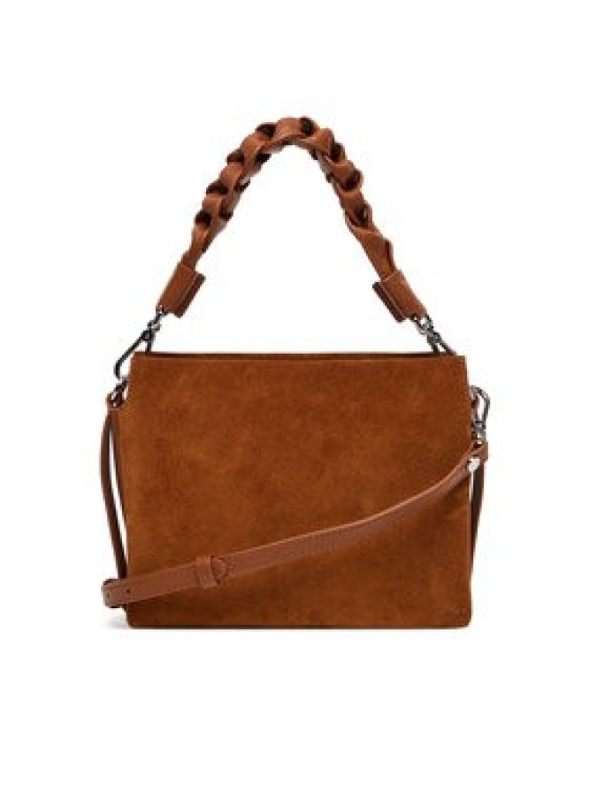 Coccinelle Torebka P6P Boheme Suede Bimaterial E1 P6P 58 01 01 Brązowy